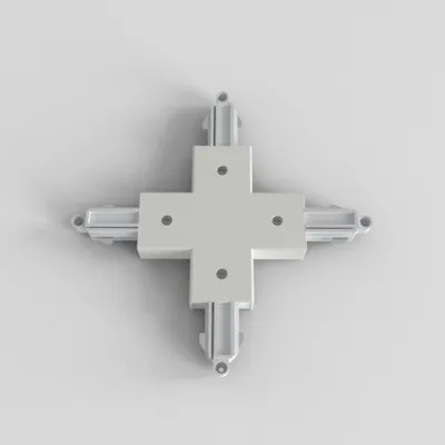 Obrázok produktu pre Koľajnicový systém Astro X Connector, koľajnicový konektor X connector, biely