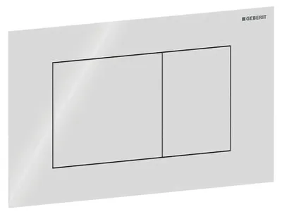 Image de Geberit Sigma40 plaques de déclenchement, pour rinçage à 2 quantités, Square, verre, 115.629.SI.1