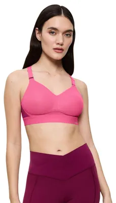 Immagine prodotto di Triumph Triaction Hybrid Lite, modello sportivo, rosa, senza ferretto, tinta unita, color rosa glamour, per donna