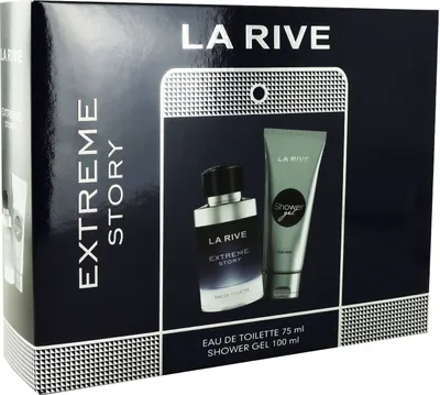 Image de Coffret La Rive for Men Extreme Story (eau de toilette 75ml+gel douche 100ml)