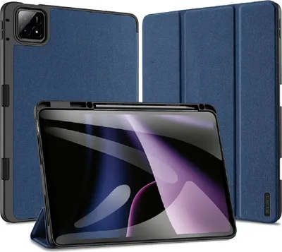 Zdjęcie produktu dla Pokrowiec z klapką i uchwytem na pióro Pokrowiec na tablet kompatybilny z Xiaomi Pad 7 / 7 Pro Blue