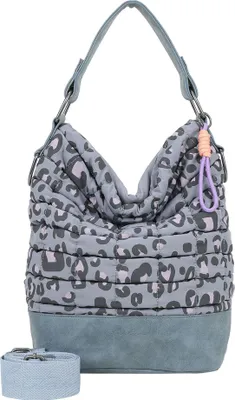 Image de Fritzi aus Preußen sac à épaule Olga Limited Leo Bubble Shoulder Bag Soft Blue bleu gris
