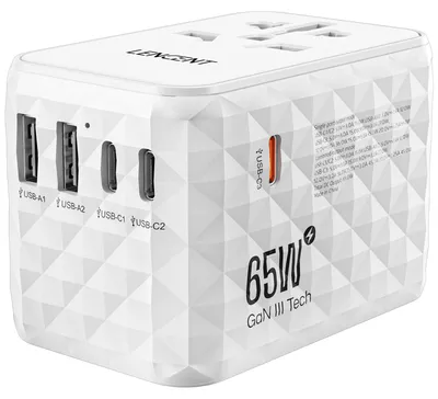 Immagine prodotto di Caricabatterie universale da viaggio - Adattatore USB-C 65 W - Universale