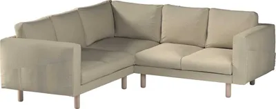 Produktbild von Dekoria Bezug für Norsborg 4-Sitzer Ecksofa, beige- grau, Norsborg 4-Sitzer Ecksofabezug