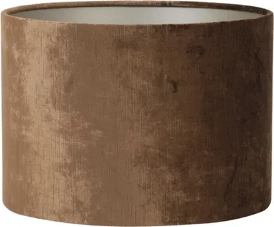Produktbild von Light & Living - lampenschirm - Gemstone - braun - textil - Ø 40cm - E27 - 2240754