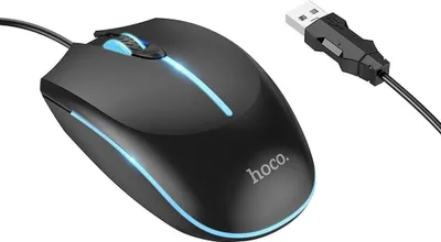 Obrázek produktu pro Drátová herní myš Hoco USB A 2400 dpi GM37 černá