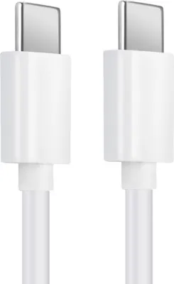 Immagine prodotto di Cavo USB C Type C USB C Type C, , cavetto di ricarica 3A (PD-60W) e trasferimento dati a 480 MBit/s - USB 2.0, in bianco, per notebook, cellulari, tablet e altri dispotivi