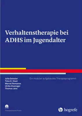 Obrázok produktu pre Verhaltenstherapie bei ADHS im Jugendalter