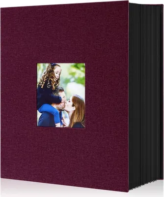 Obrázek produktu pro Fotokniha 10x15 1000 kapes XXL plátěné zasouvací album fialová