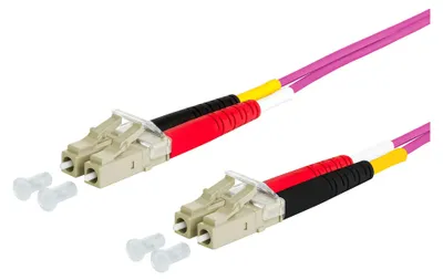 Produktbild von METZ CONNECT 151S1JOJO10E, 1 m, OM4, 2x LC, 2x LC