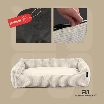 Zdjęcie produktu dla Nożyce do rur, legowisko dla psa, kosz dla psa, materiał corduroy, zestaw worków na odchody dla psa