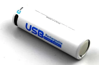 Produktbild von Akku 14500, AA, Li-ion, 1,5V, 1700mAh, 2,55Wh, mit USB-C-Ladeanschluss