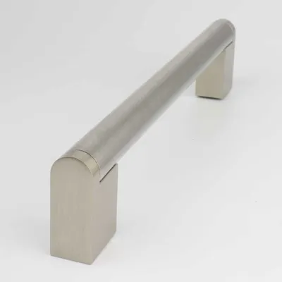 Produktbild von Luuk Möbelgriff Stahl 160 mm Küchengriff Schrankgriff Schubladengriff Möbelbeschlag Lochabstand 160mm Griff Edelstahl-Optik