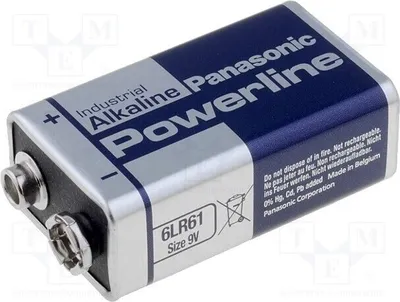 Obrázok produktu pre 1x Batéria: alkalická 6F22, nabíjateľná (nie), 9V batérie