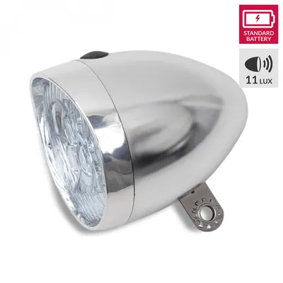 Produktbild von Lynx scheinwerfer Retro Batterie LED 11 Lux Chrom