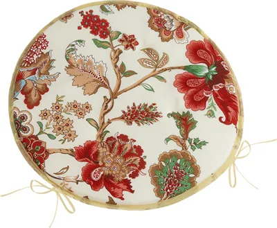 Image de Coussin de siège EMA rond lisse - diamètre 40 cm - Rouge