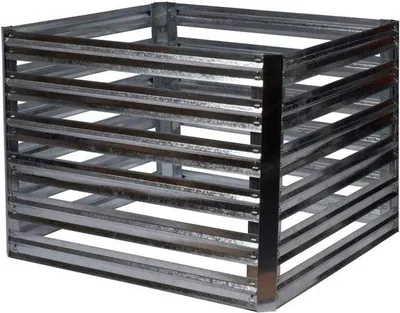 Obrázek produktu pro Kovový kontejner na kompost – 93 x 93 x 70 cm