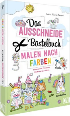 Produktbild von Das Ausschneide-Bastelbuch Malen nach Farben