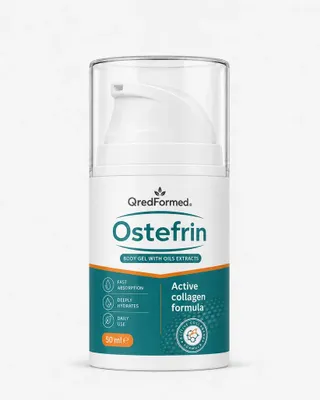 Immagine prodotto di Ostefrin – Gel rinfrescante per la cura quotidiana di articolazioni e muscoli – 50 ml