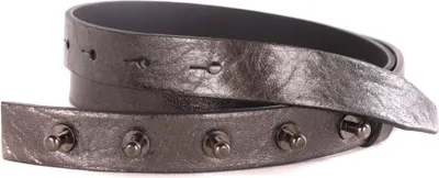 Produktbild von Diesel BORCINO CINTURA Belt Gürtel Echtleder Metallic