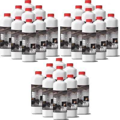 Obrázek produktu pro 27x1 litr bioethanol premium 100% na líh do krbu 27L