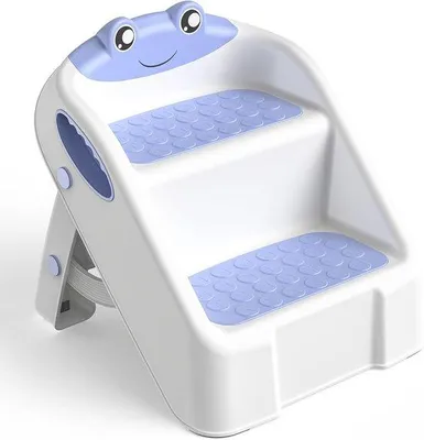 Produktbild von Famanu Tritthocker für Kinder - Sicher und Rutschfest für Badezimmer und Toilette
