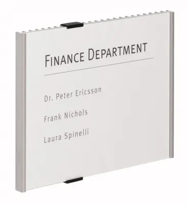 Produktbild von Durable Info Sign, 297 mm, 210 mm, Silber, Acryl, Aluminium
