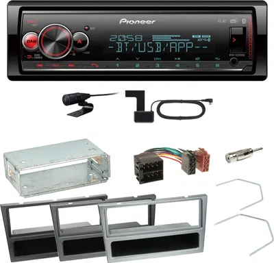 Produktbild von Pioneer MVH-S520DAB USB FLAC Einbauset für Opel Omega B Meriva A Agila Vivaro