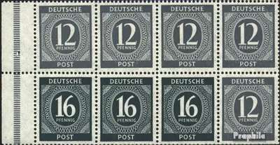 Produktbild von Briefmarken Alliierte Bes.-Gem.Ausg. 1948 Mi Hbl123 postfrisch Kontrollrat I