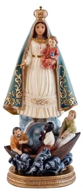 Kupferfigur Nächstenliebe 40 cm – Harzskulptur Kuba