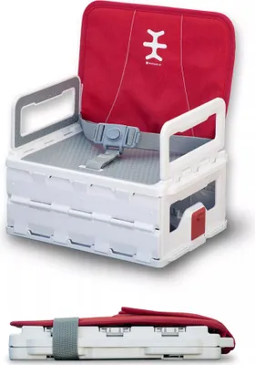 Obrázok produktu pre Detská skladacia sedačka na stoličku Nikidom Flat Pack, červená