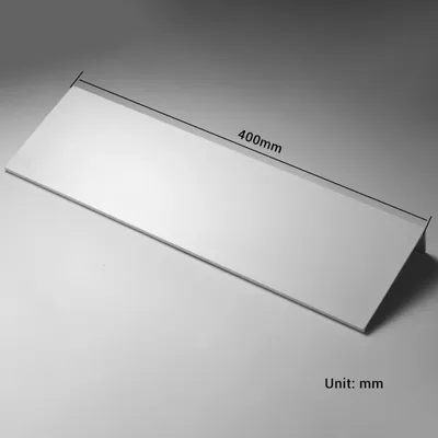 Produktbild von Eckablage für Bad und Küche - Wandmontiertes Einzelregal - Aluminiumlegierung und Edelstahl - Schraubmontage - 40 cm Länge - Weiß