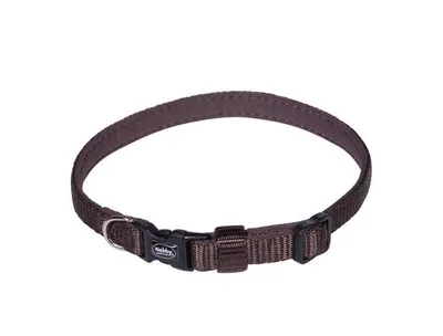 Obrázek produktu pro NOBBY Obojek "Classic Preno" Mini, hnědý, XXS-XS, D: 13-20 cm, Š: 10 mm