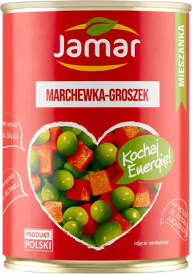Produktbild von Jamar Karotten-Erbsen-Gemüsemischung, konserviert, 380 g