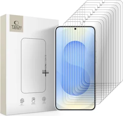 Zdjęcie produktu dla Szkło Hartowane Tech-Protect Bundle 10-Pack Galaxy S26 Clear