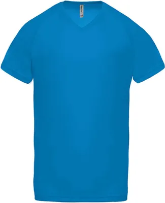 Produktbild von Proact Herren Sport T-Shirt Muskelshirt Short Sleeve Sportshirt, Größe:XS, Farbe:Aqua Blue