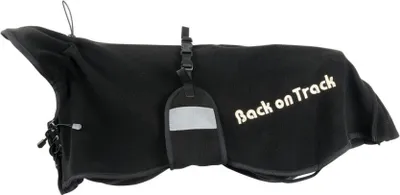 Produktbild von Back on Track Hundefleecemantel Supreme schwarz, Größe (cm):59cm