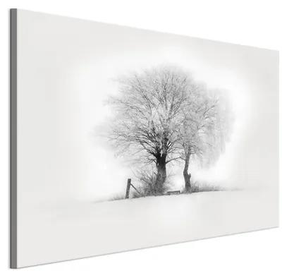 Image de LUMASOUL Tableau sur toile 90 x 60 cm, tableau sur toile Motif hivernal 2, tableaux muraux Cadre en bois, Tableau Mural pour Salon, 1 pièce