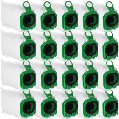 Produktbild von Staubsaugerbeutel für Vorwerk Kobold VB100 VB 100 FP100 FP 100, Filtertüten für Kobold VB100 Akkustaubsauger, 20er Pack