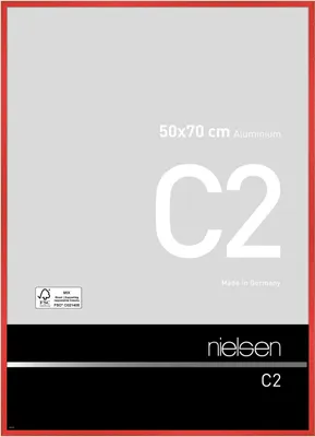 Produktbild von nielsen Aluminium Bilderrahmen C2, 50x70 cm, Tornado Rot