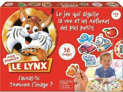 Produktbild von Educa Lernspiel Mon Premier Lynx französische Version Karton