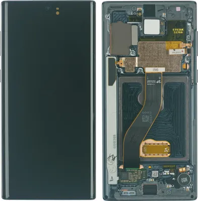 Produktbild von Display für Samsung Galaxy Note 10 (SM-N970F) Farbe: Schwarz Displayglas Touchscreen Bildschirm