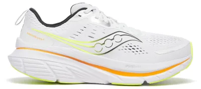 Image de Baskets pour hommes Saucony Guide 18, couleur blanche, taille 46