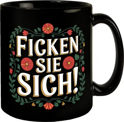 Produktbild von Ficken Sie sich Blumensprache Tasse
