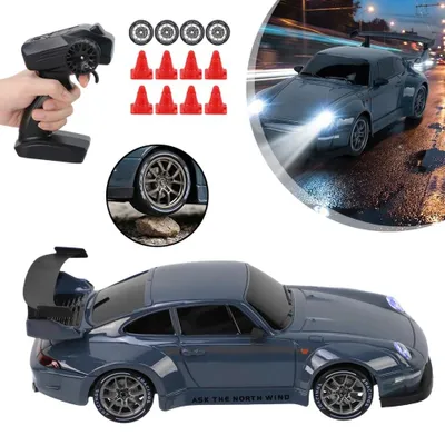 Produktbild von 2.4G Ferngesteuertes Drift Auto,1:24 RC Rennfahrzeuge mit Licht,Drift RC Car