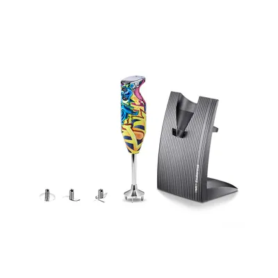 Produktbild von ESGE-Zauberstab Design Edition Pop-Art 91003 - Stabmixer, Pürierstab, elektrischer AC-Motor 2 Stufig, 17.000 U/Min.