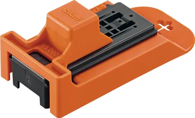 Produktbild von Blum Carlbloxx Bohrlehr Bohrhilfe Schließkasten für Legrabox Kunststoff orange