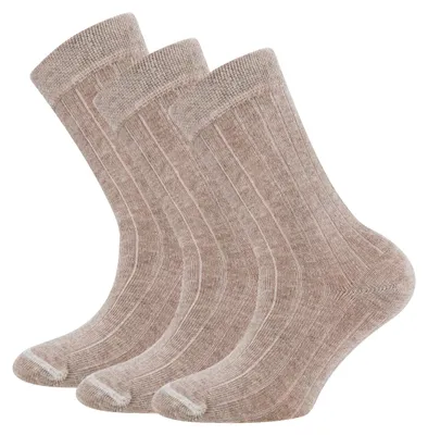 Productafbeelding van EWERS Retro-Chic sokken, 3-pack, geribbeld voor kinderen - Klassieke geribde structuur, tijdloos