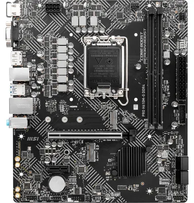 Zdjęcie produktu dla Płyta główna Micro ATX MSI PRO H610M-G DDR4 Intel 1700