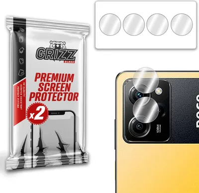 Produktbild von GrizzGlass HybridGlass Kameraglas für POCO X5 Pro